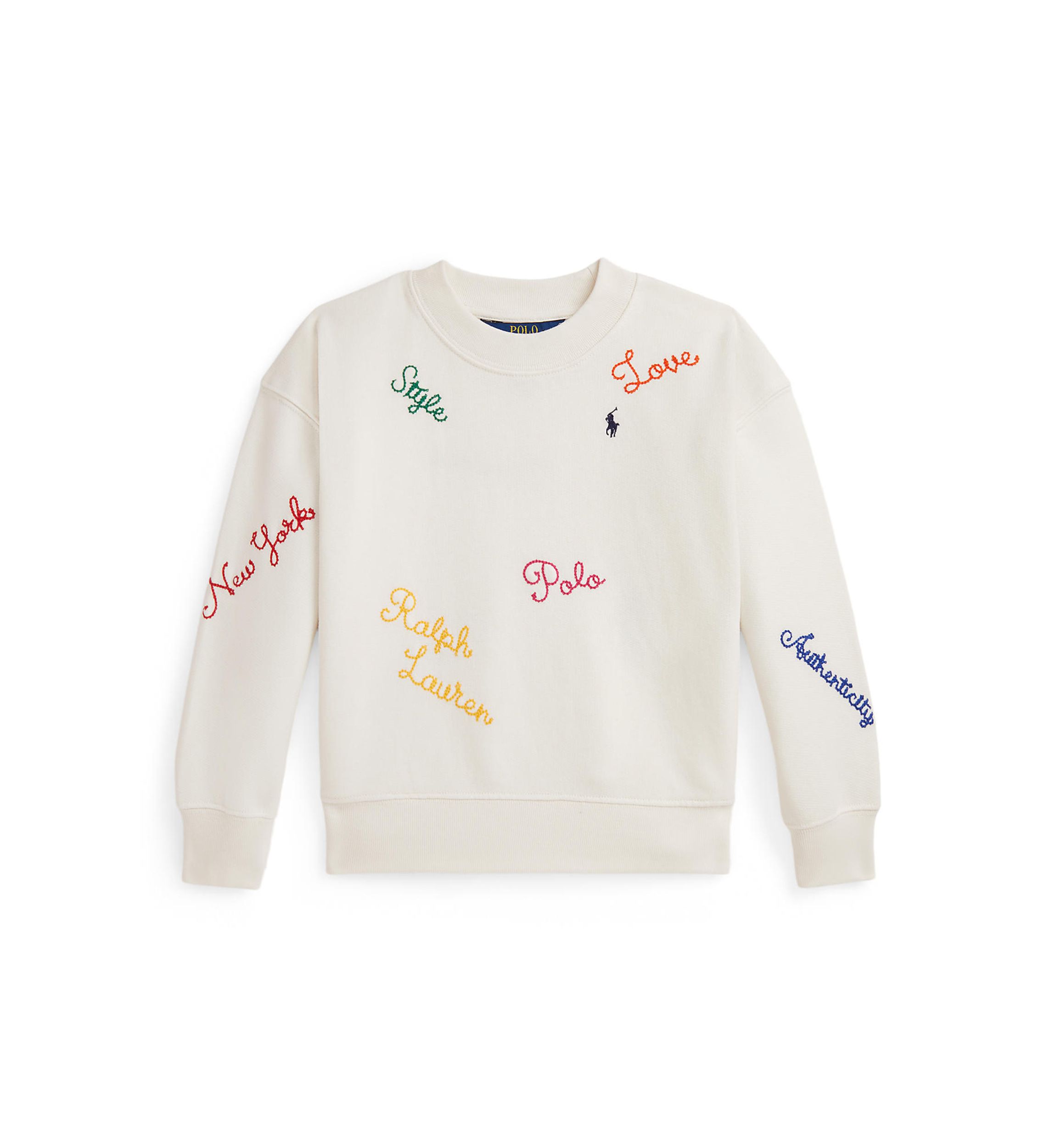 Girls 2-6x Embroidered Fleece Sweatshirt