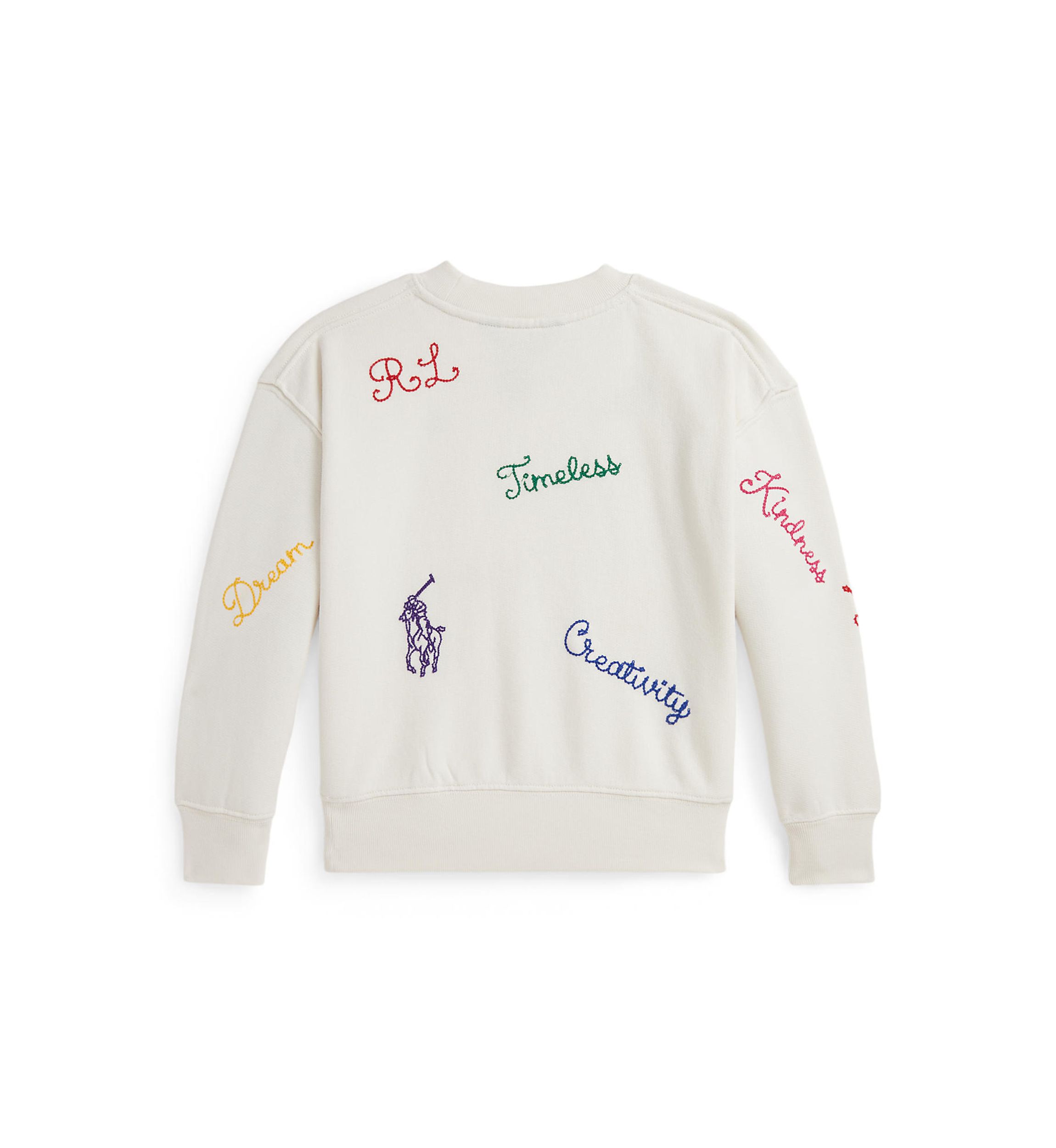 Girls 2-6x Embroidered Fleece Sweatshirt