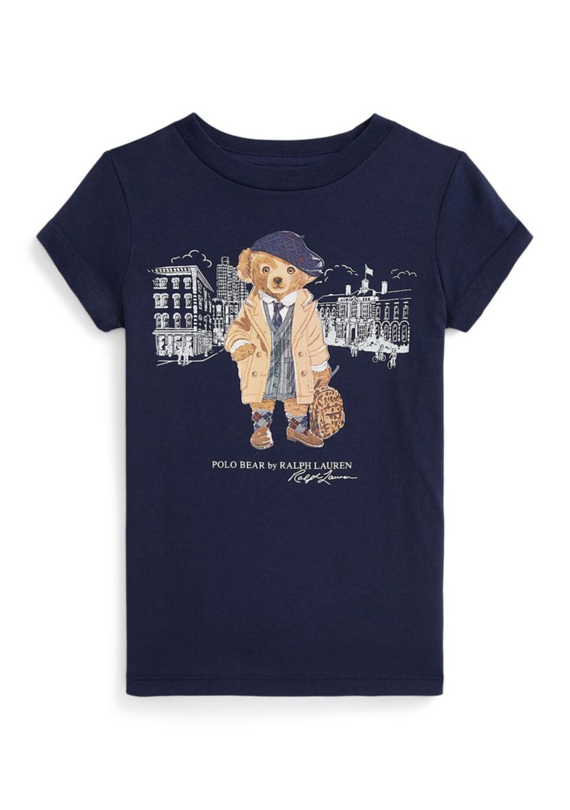 Girls 2-6x Polo Bear Cotton Jersey T-Shirt