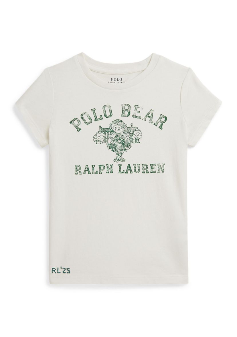 Girls 2-6x Polo Bear Cotton Jersey T-Shirt
