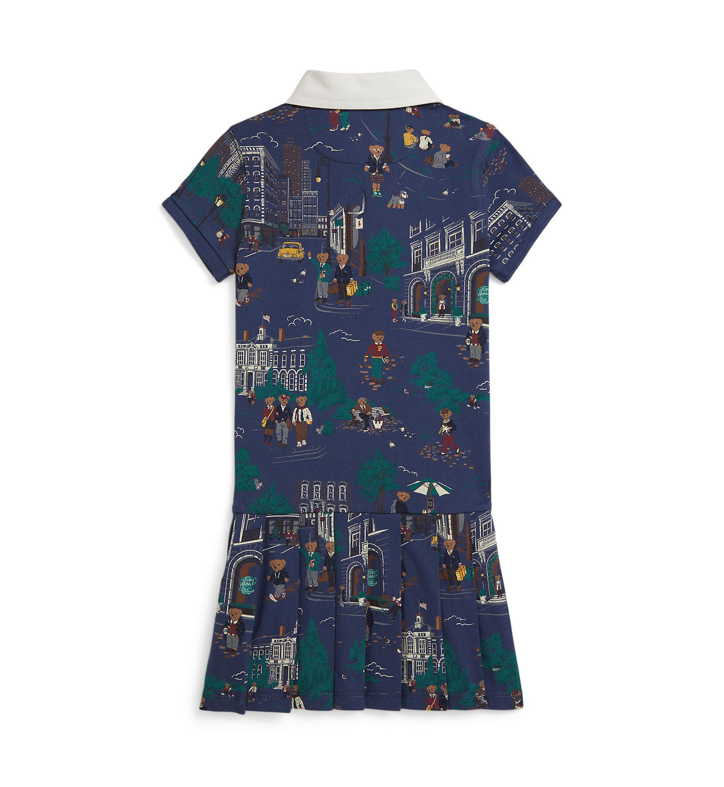 Girls 2-6x Polo Bear Cotton Jersey Rugby Dress