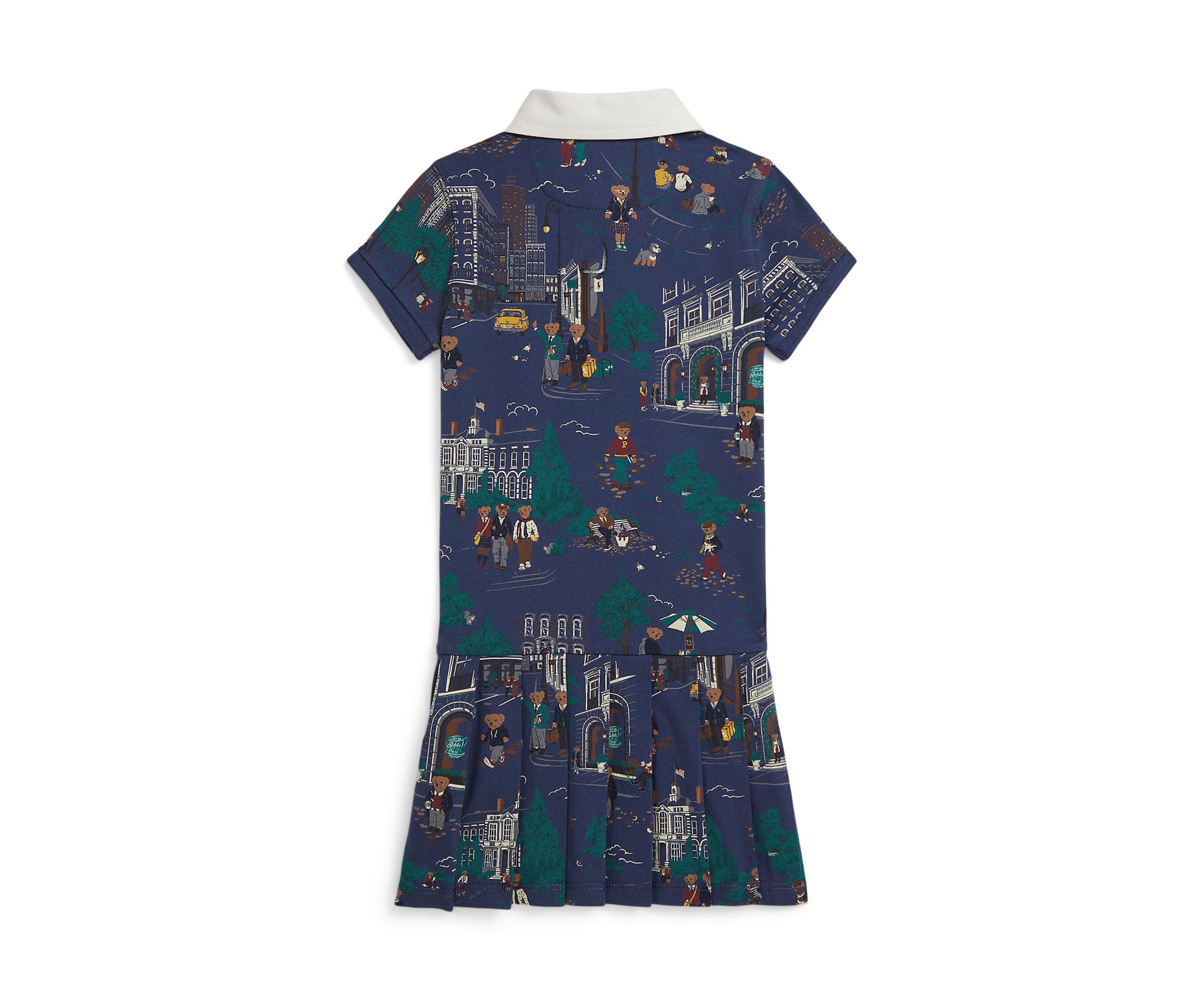 Girls 2-6x Polo Bear Cotton Jersey Rugby Dress