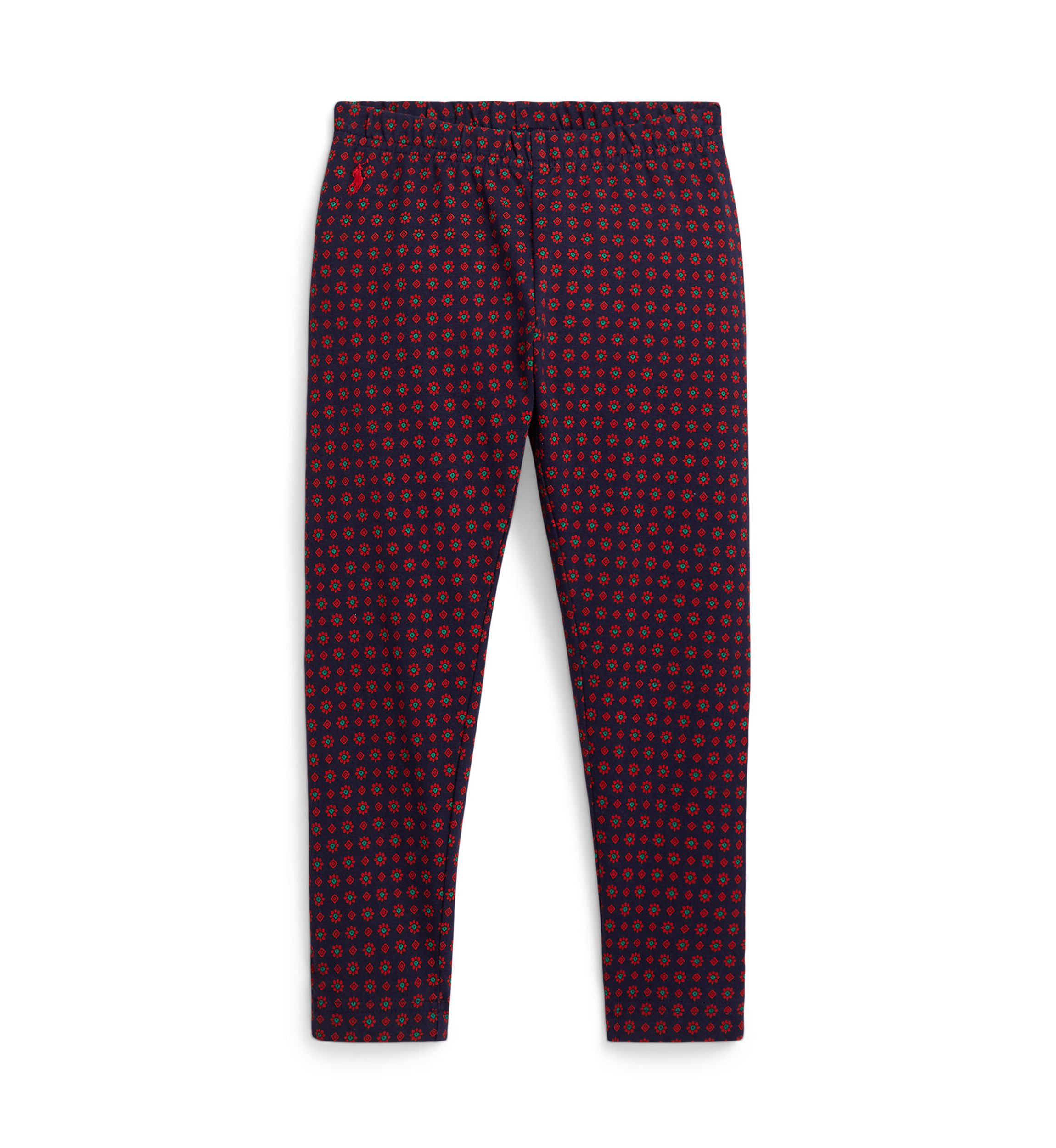 Girls 2-6x Floral Stretch Jersey Leggings