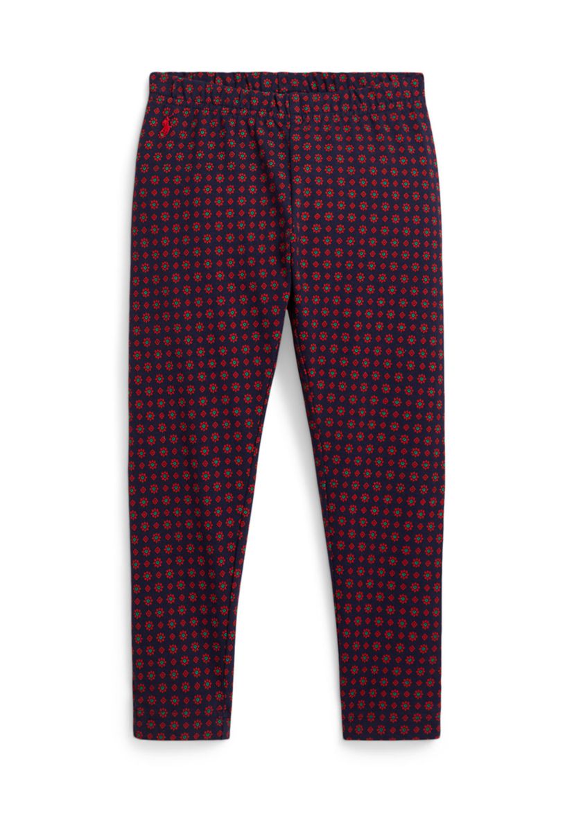 Girls 2-6x Floral Stretch Jersey Leggings