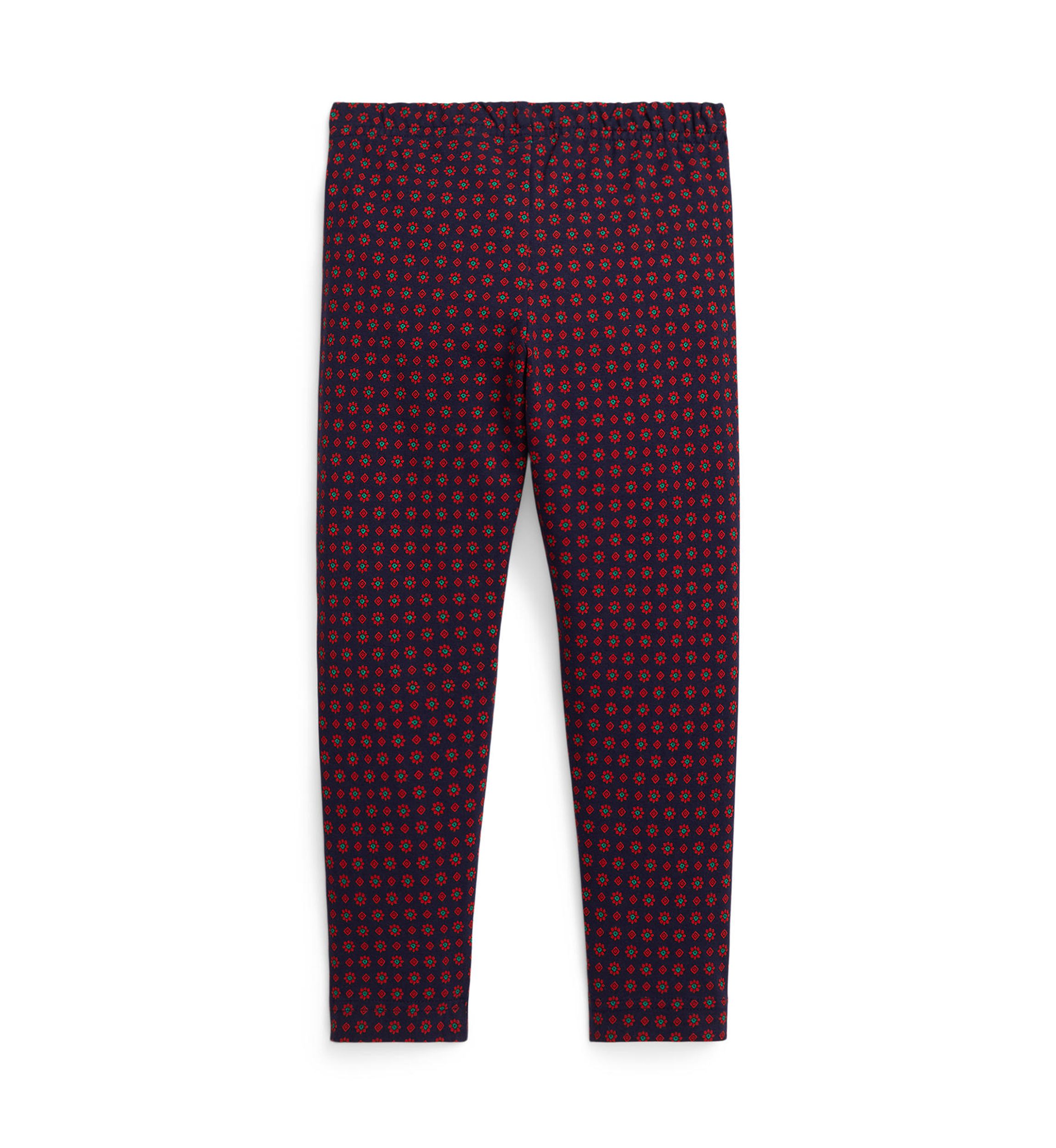 Girls 2-6x Floral Stretch Jersey Leggings