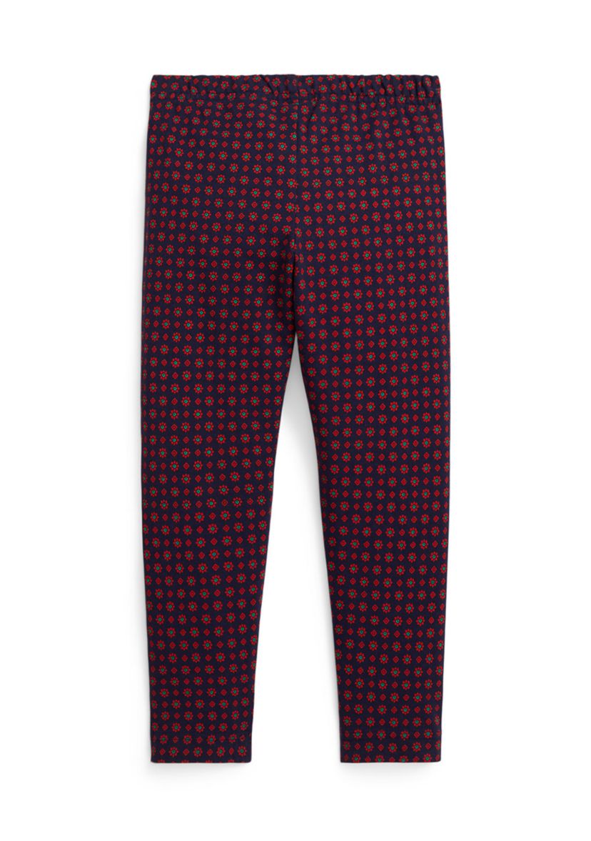 Girls 2-6x Floral Stretch Jersey Leggings