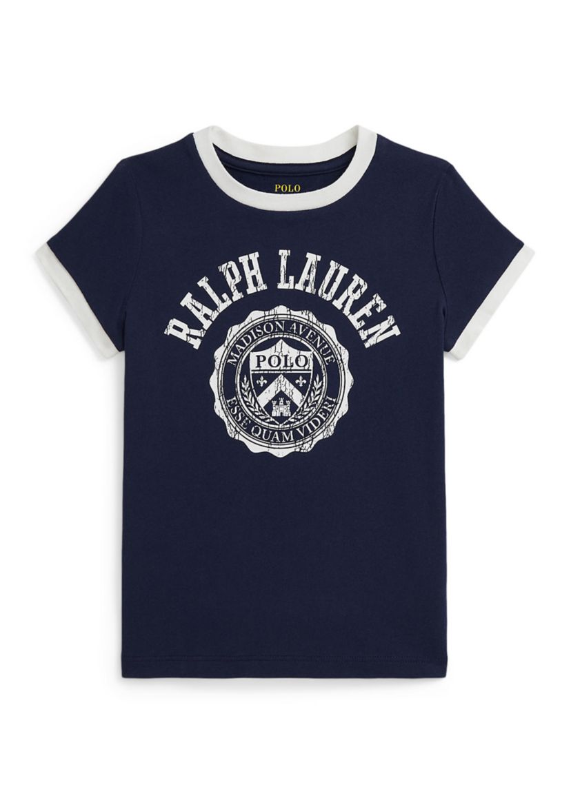 Girls 2-6x Logo Crest Cotton Jersey T-Shirt