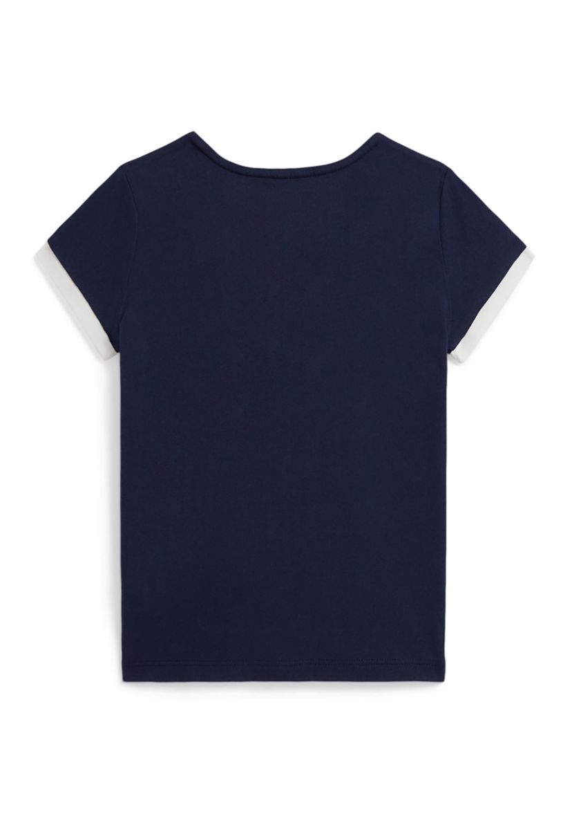 Girls 2-6x Logo Crest Cotton Jersey T-Shirt