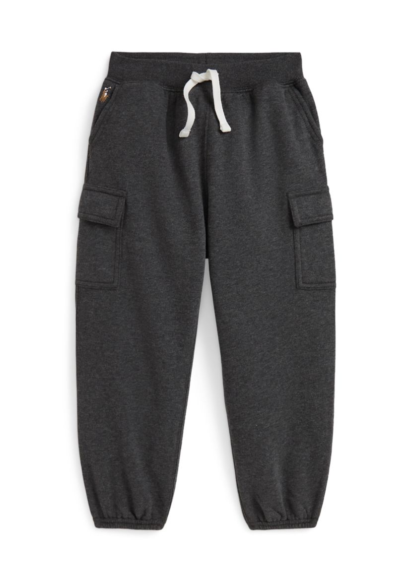Girls 2-6x Fleece Cargo Jogger Pants
