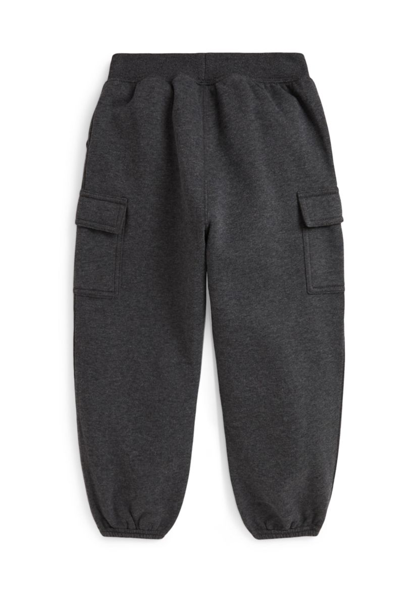 Girls 2-6x Fleece Cargo Jogger Pants