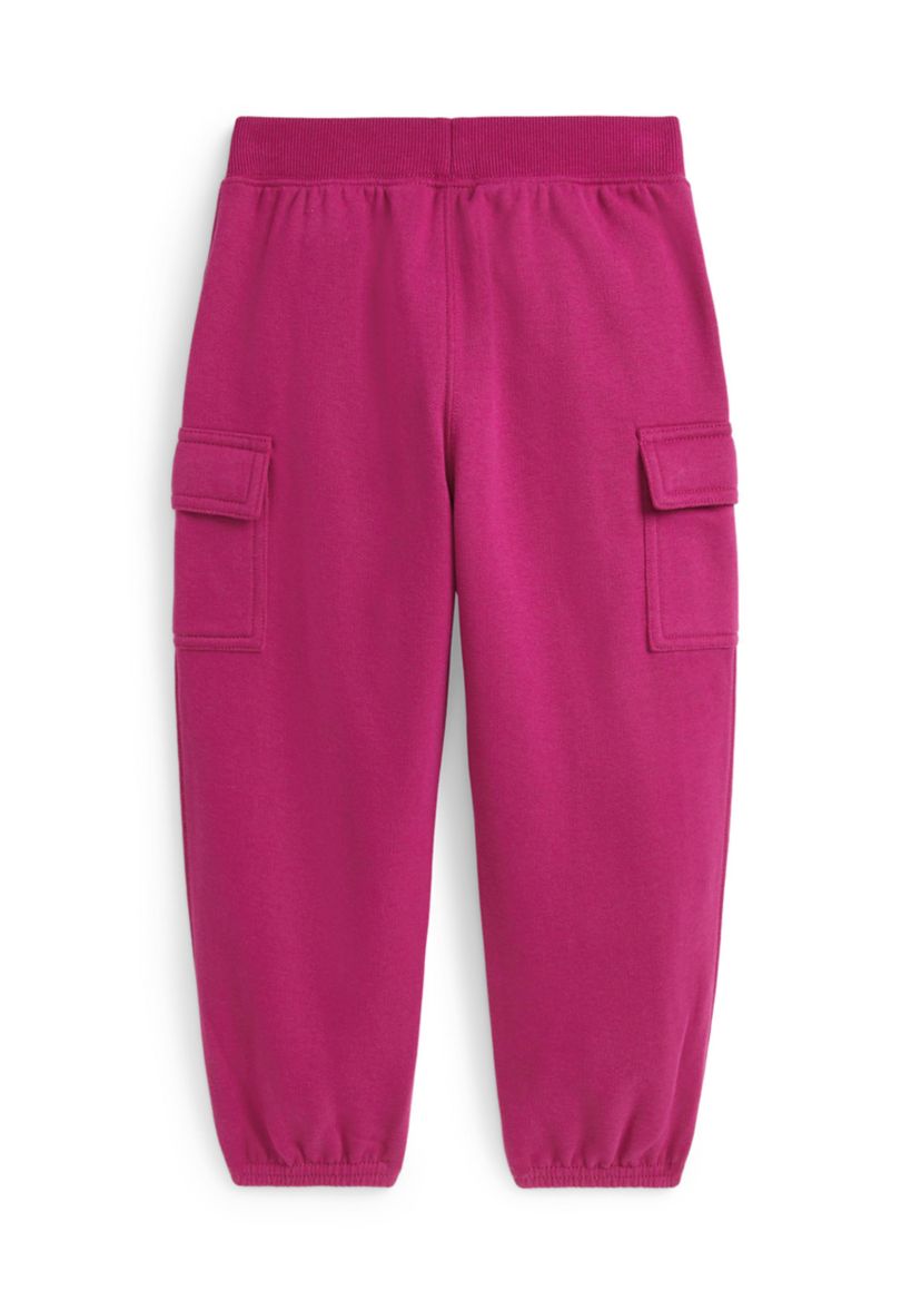 Girls 2-6x Fleece Cargo Jogger Pants