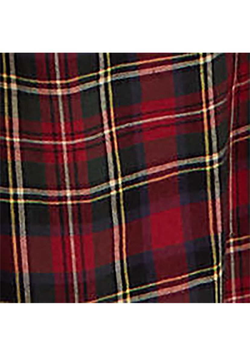 Girls 2-6x Plaid Ruffled Cotton Poplin Dress