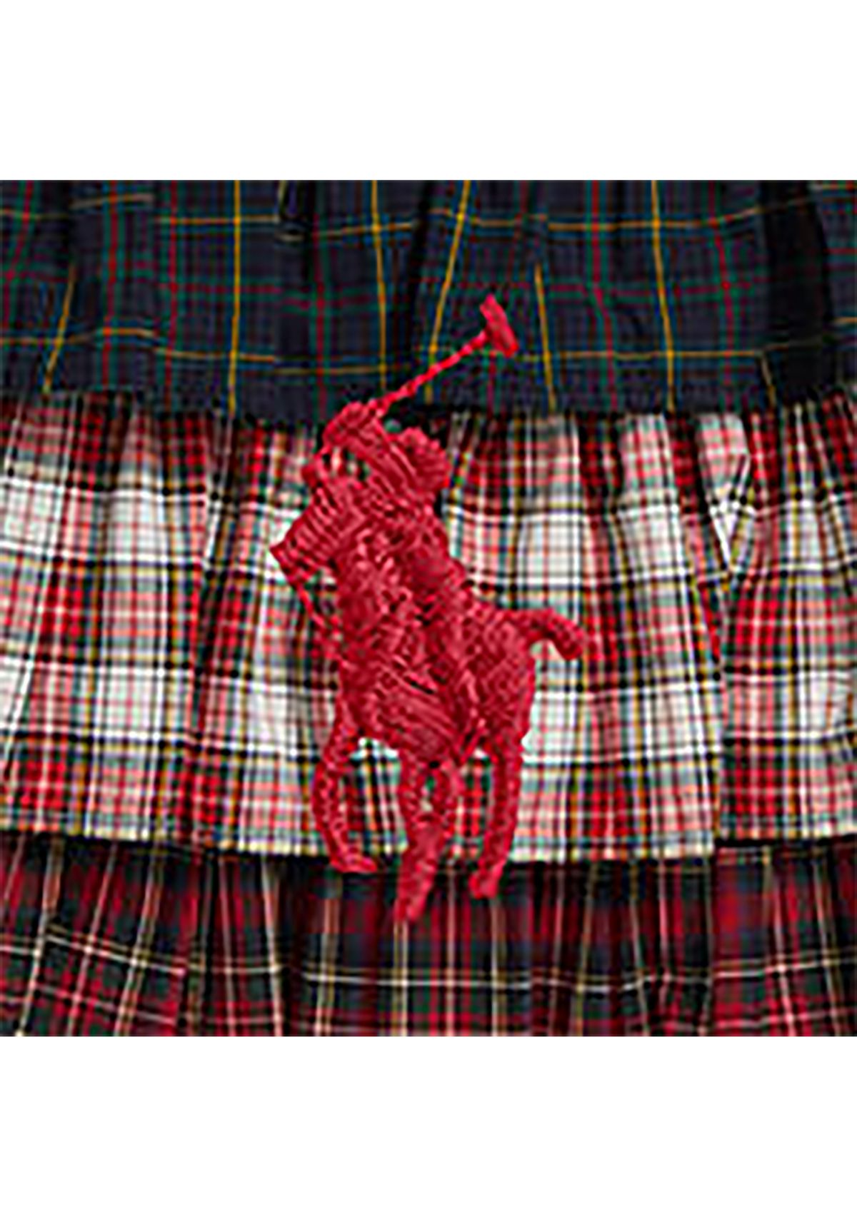 Girls 4-6x Plaid Tiered Poplin Skirt