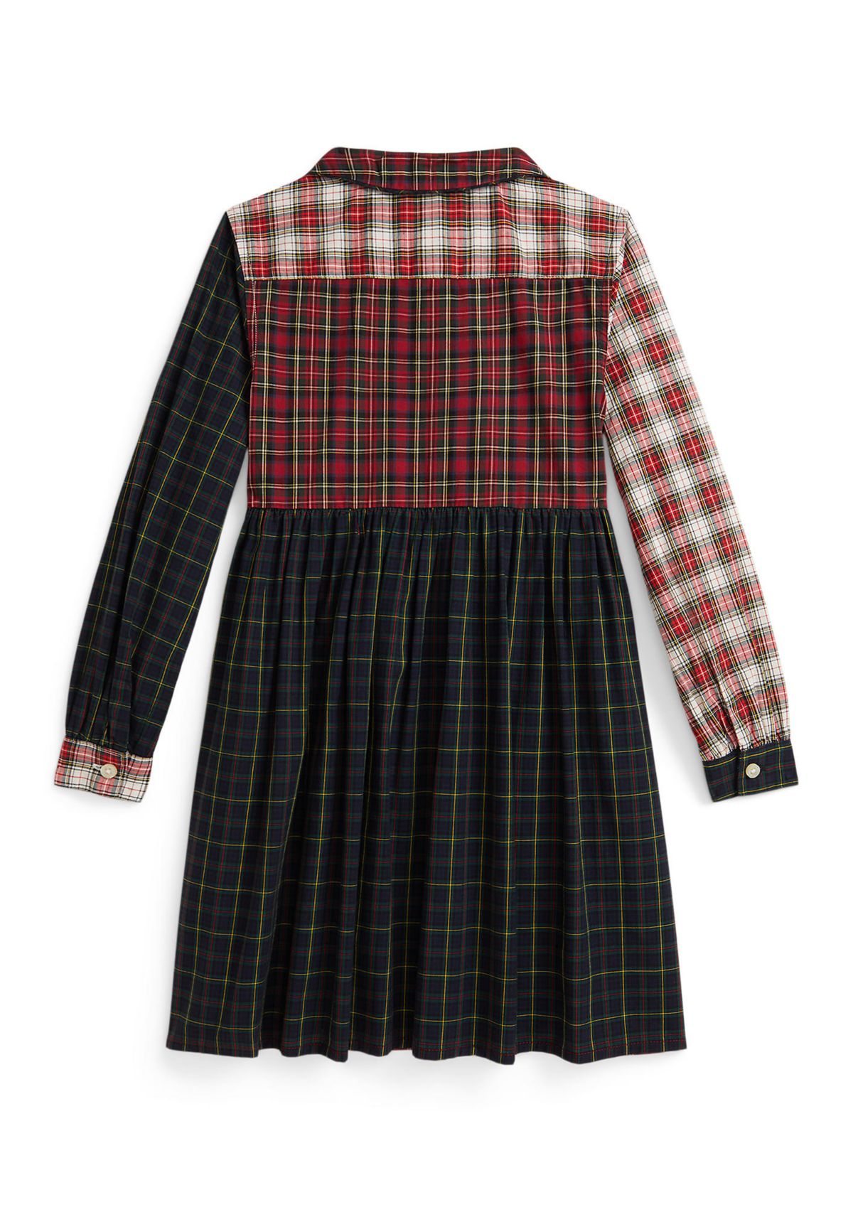 Girls 2-6x Plaid Cotton Poplin Shirtdress