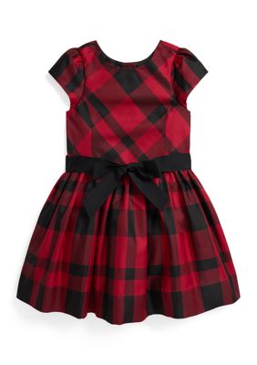 Ralph Lauren Childrenswear Girls 2-6x Plaid Taffeta Dress | Belk