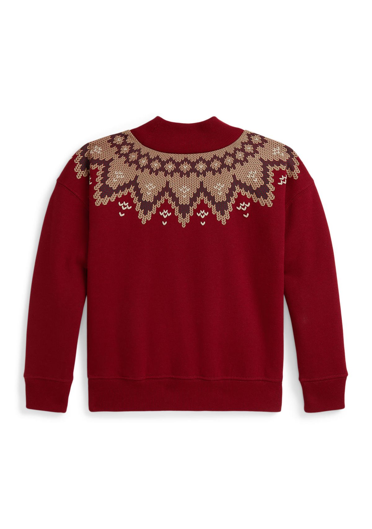 Girls 2-6x Fair Isle Fleece Boxy Sweatshirt