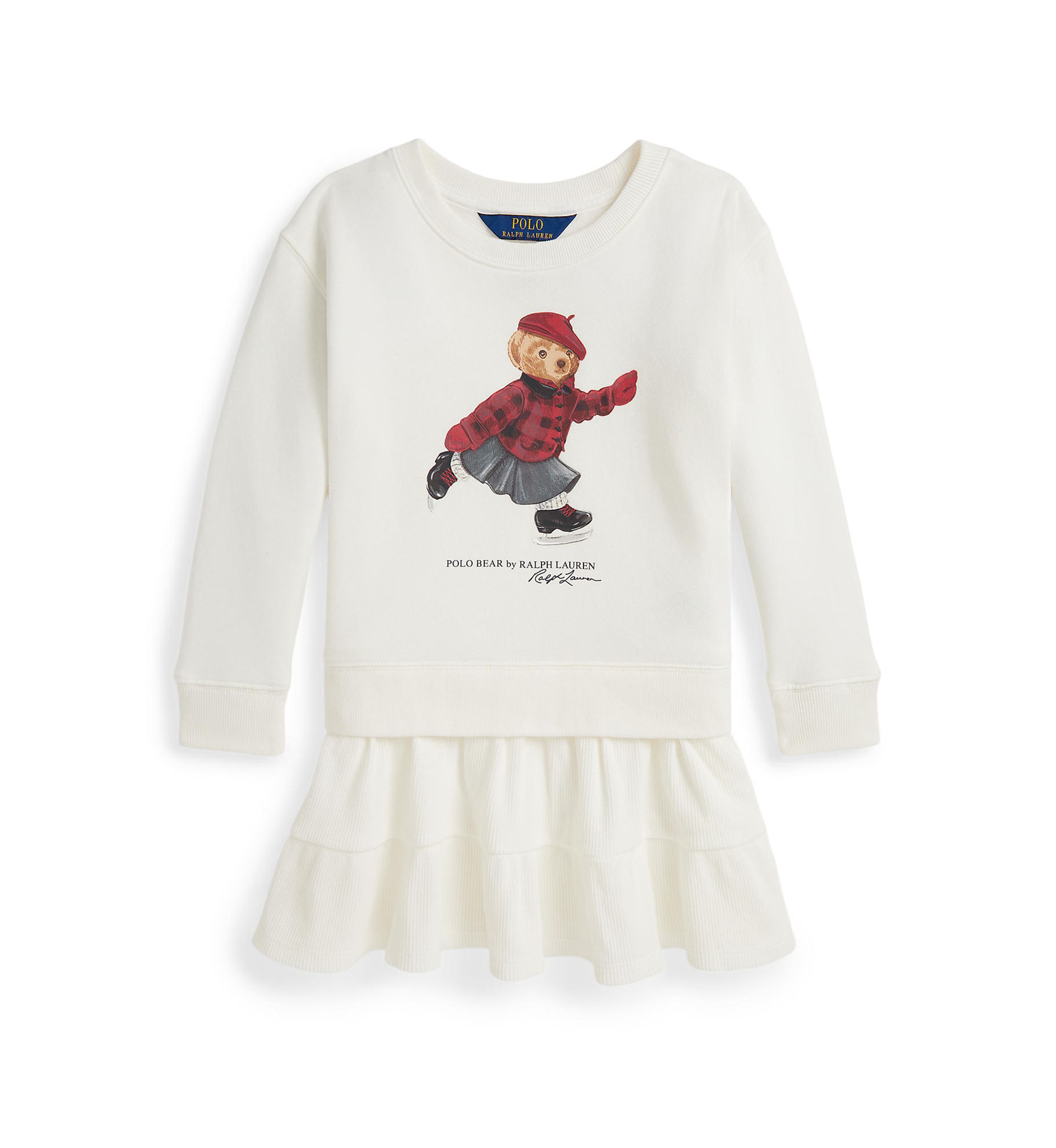 Girls 2-6x Polo Bear Fleece Dress