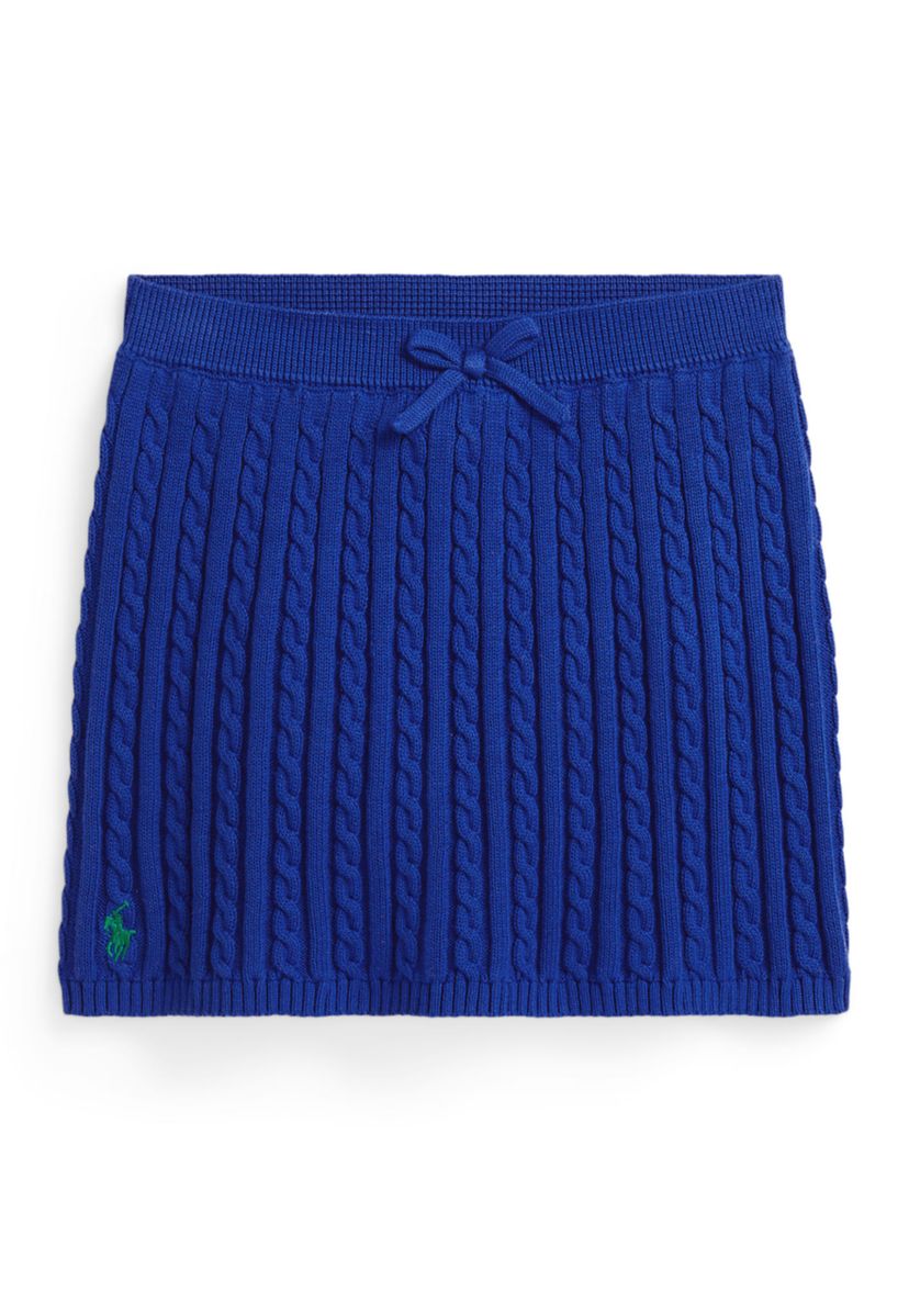 Girls 2-6x Mini-Cable Cotton Skirt
