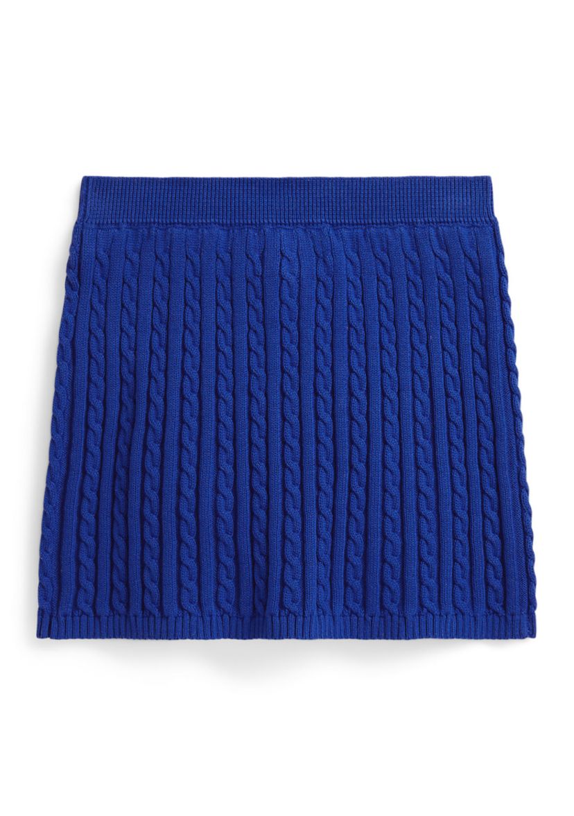 Girls 2-6x Mini-Cable Cotton Skirt