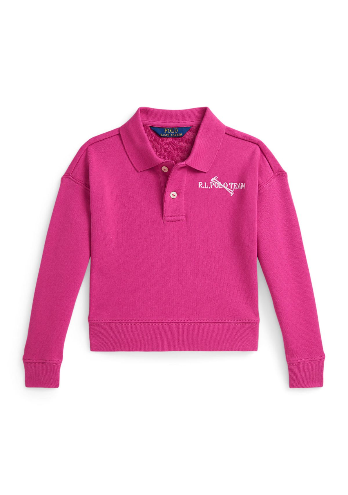Girls 2-6x Polo Team Terry Polo Sweatshirt