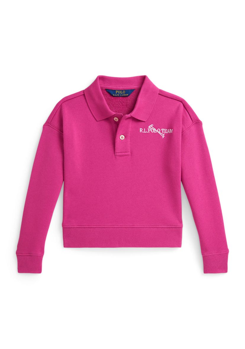 Girls 2-6x Polo Team Terry Polo Sweatshirt