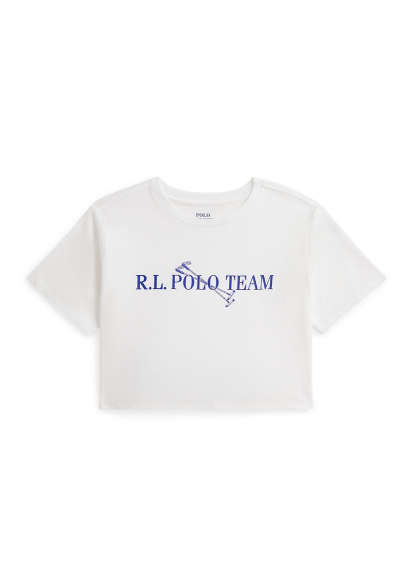 Girls 2-6x Polo Team Cotton Jersey Boxy T-Shirt