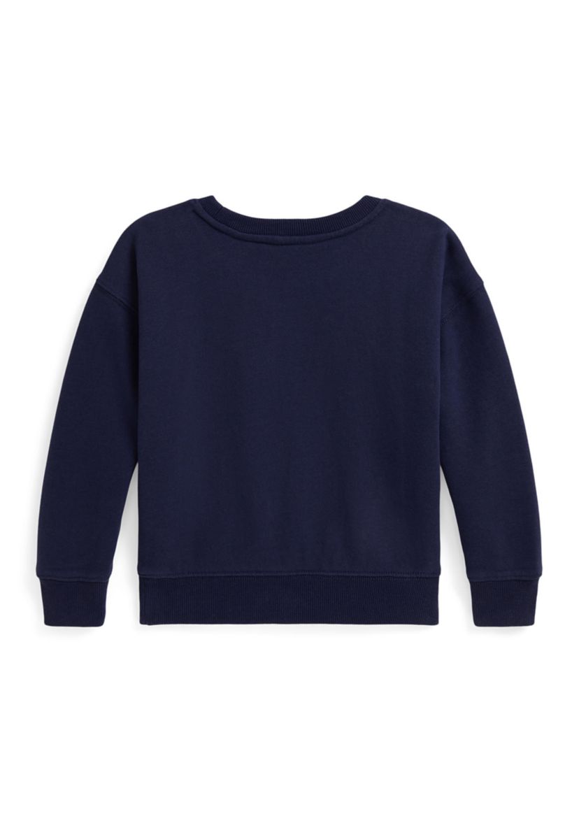 Girls 2-6x Polo Bear Fleece Boxy Sweatshirt