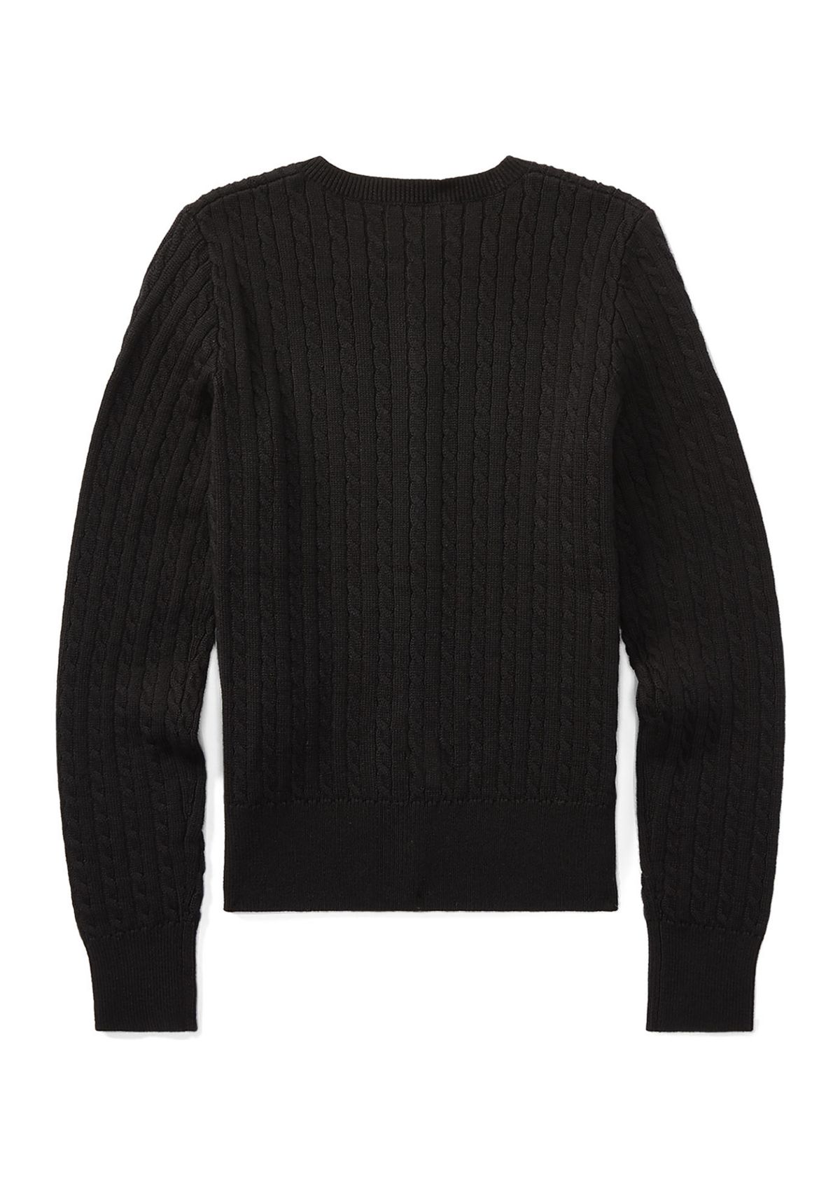 Girls 7-16 Mini-Cable Cotton Cardigan