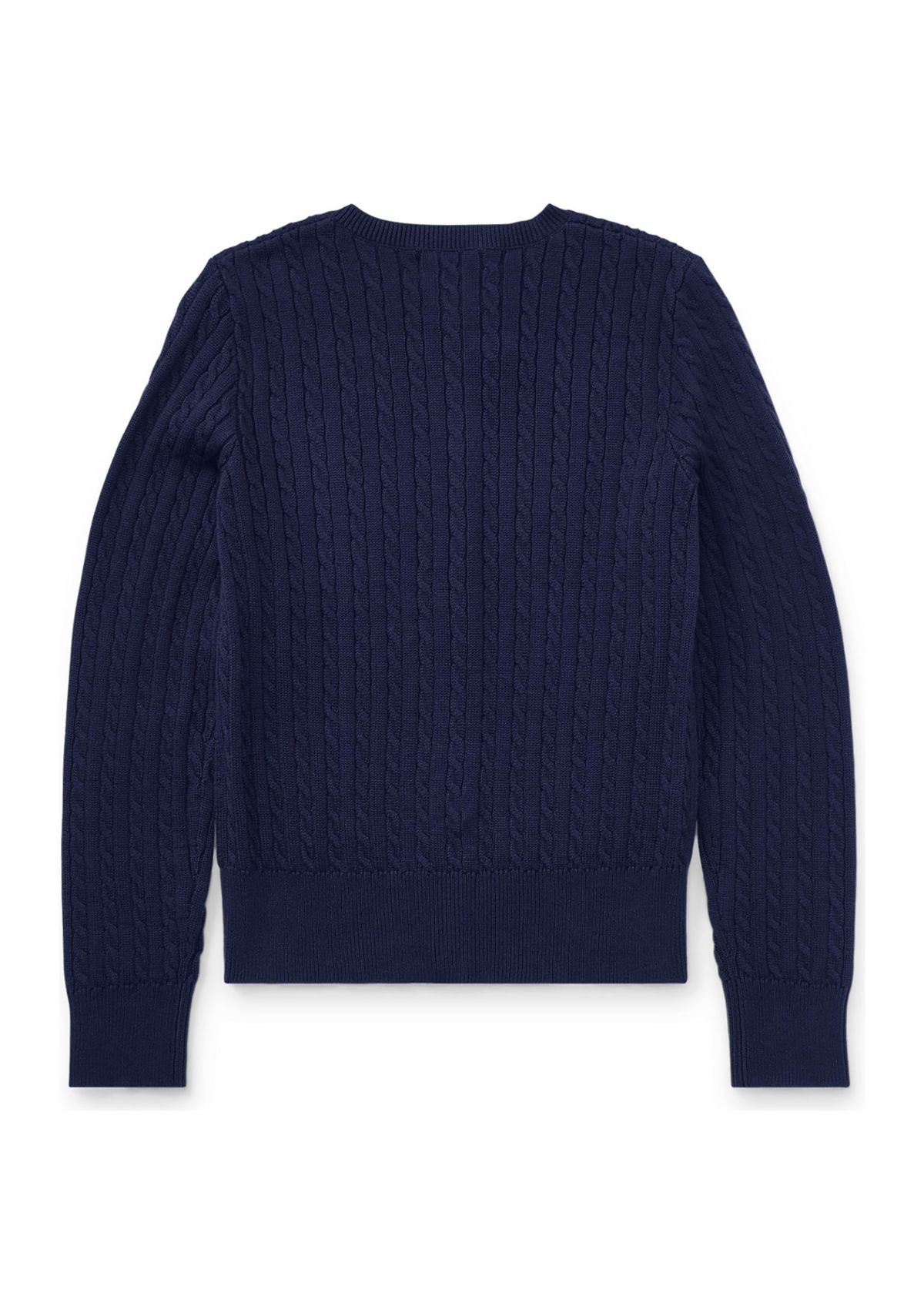 Girls 7-16 Mini-Cable Cotton Cardigan