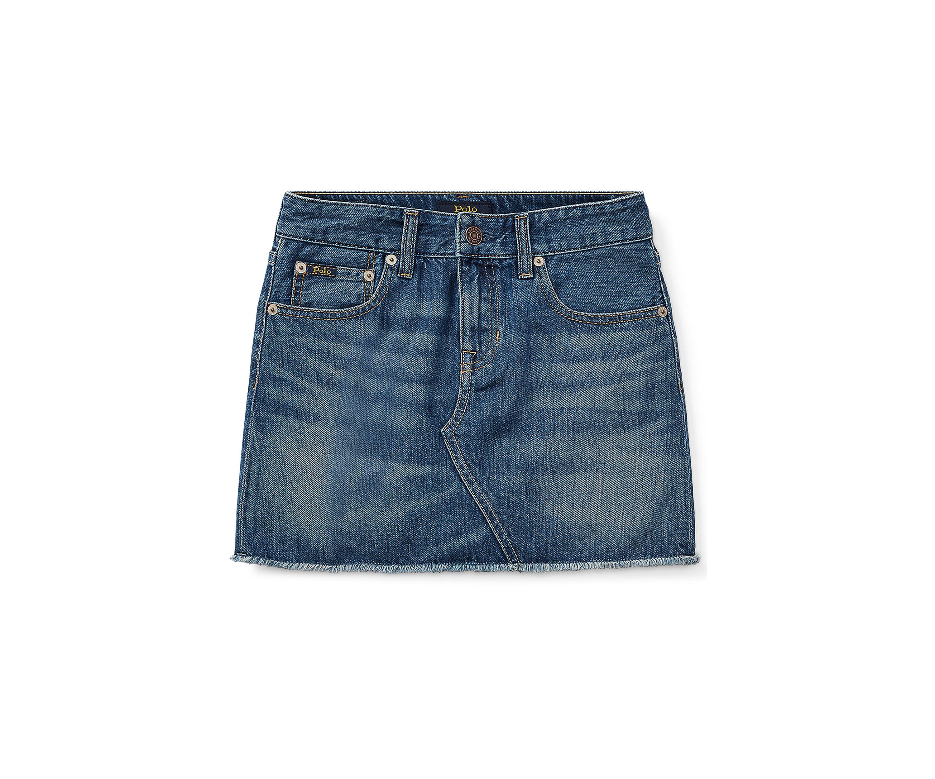 Girls 7-16 Denim Mini Skirt
