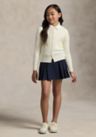 Girls 7-16 Pleated Ponte Skort
