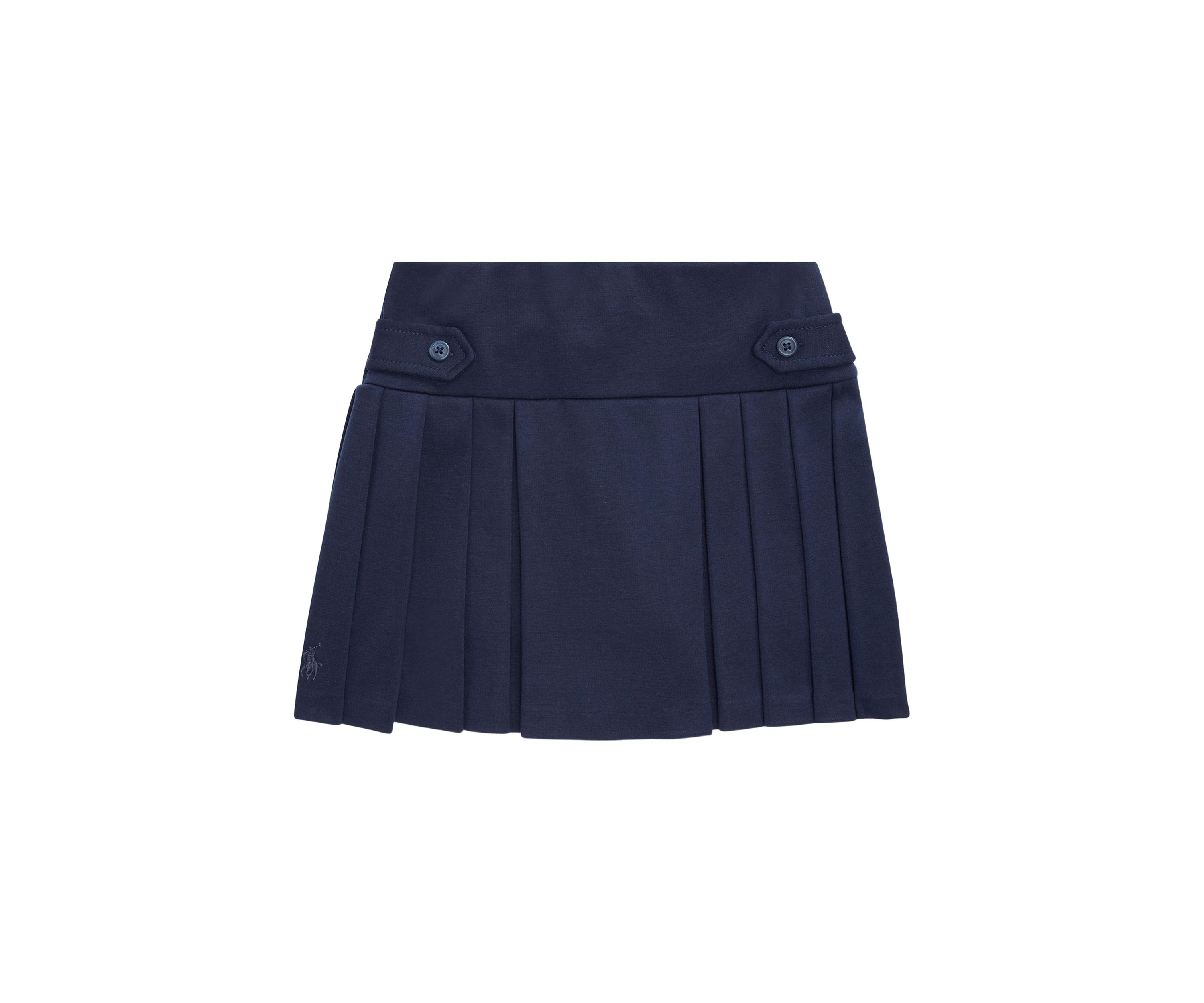 Girls 7-16 Pleated Ponte Skort