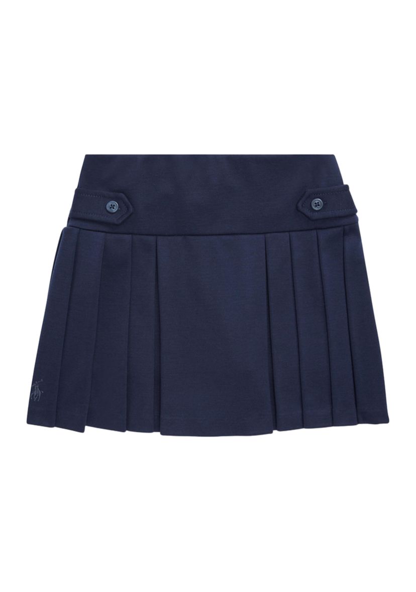 Girls 7-16 Pleated Ponte Skort