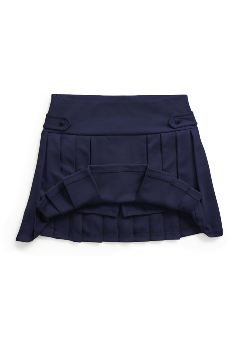 Girls 7-16 Pleated Ponte Skort