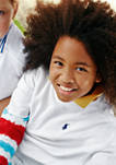Girls 7-16 Logo Striped Terry Sweatshirt