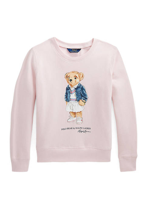 Ralph Lauren Childrenswear Girls 7-16 Gingham Fleece Sweatshirt | belk