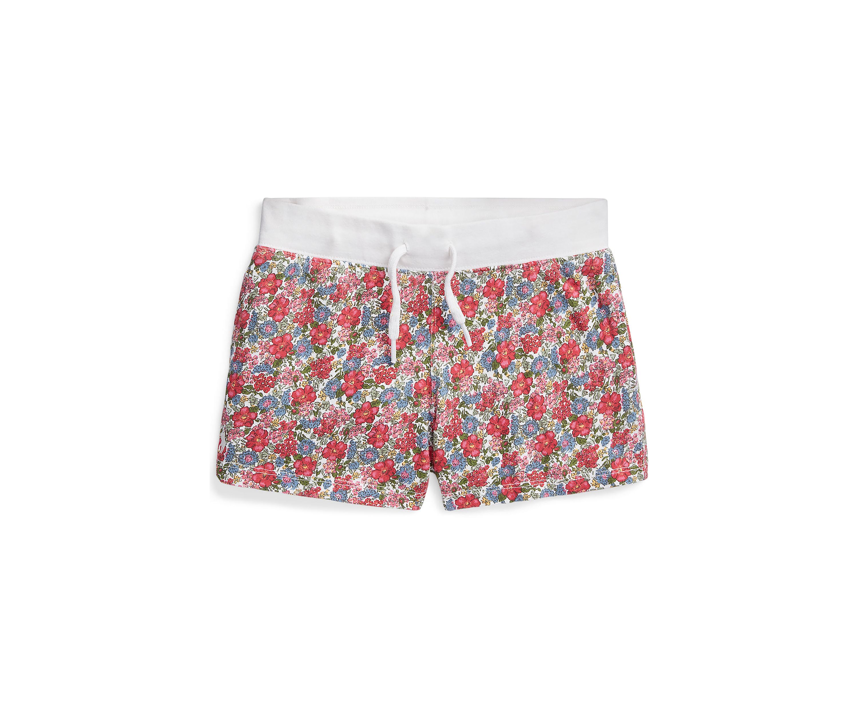 Girls 7-16 Floral Spa Terry Shorts