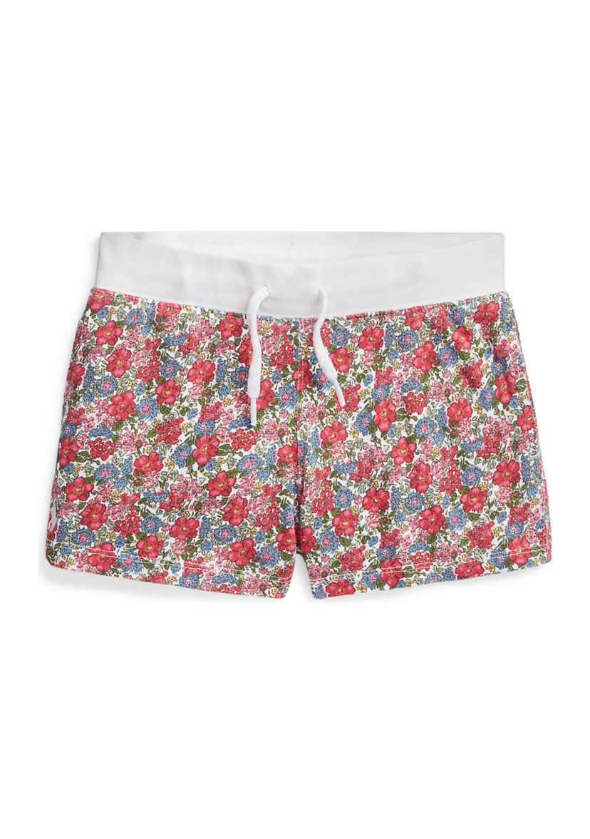 Girls 7-16 Floral Spa Terry Shorts