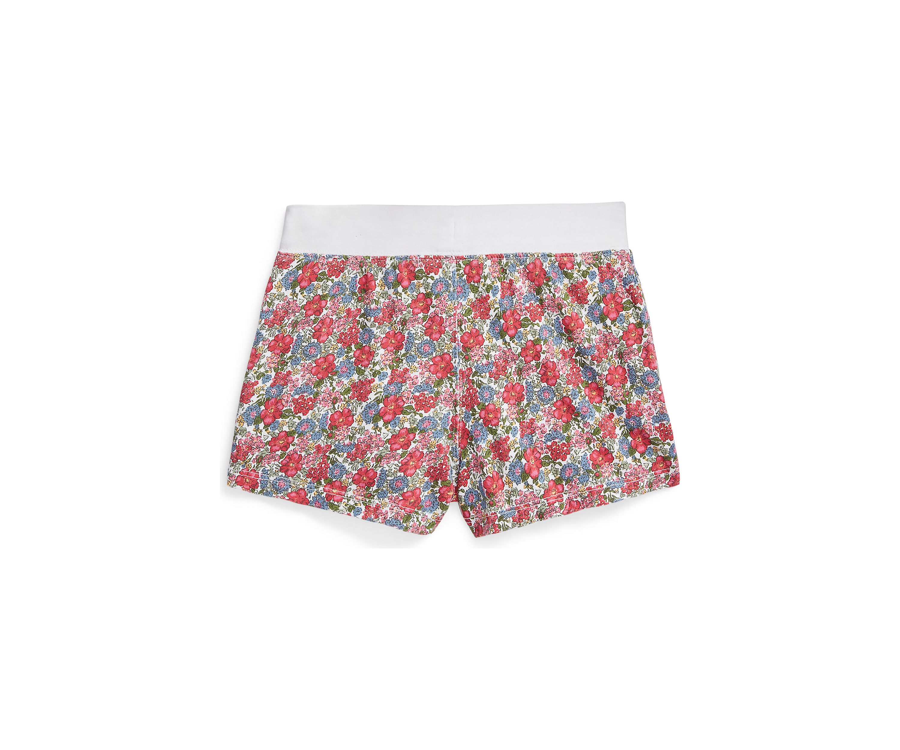 Girls 7-16 Floral Spa Terry Shorts