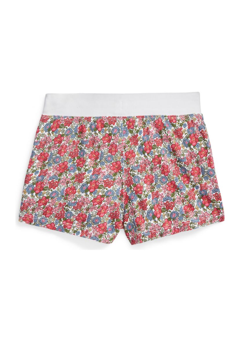Girls 7-16 Floral Spa Terry Shorts