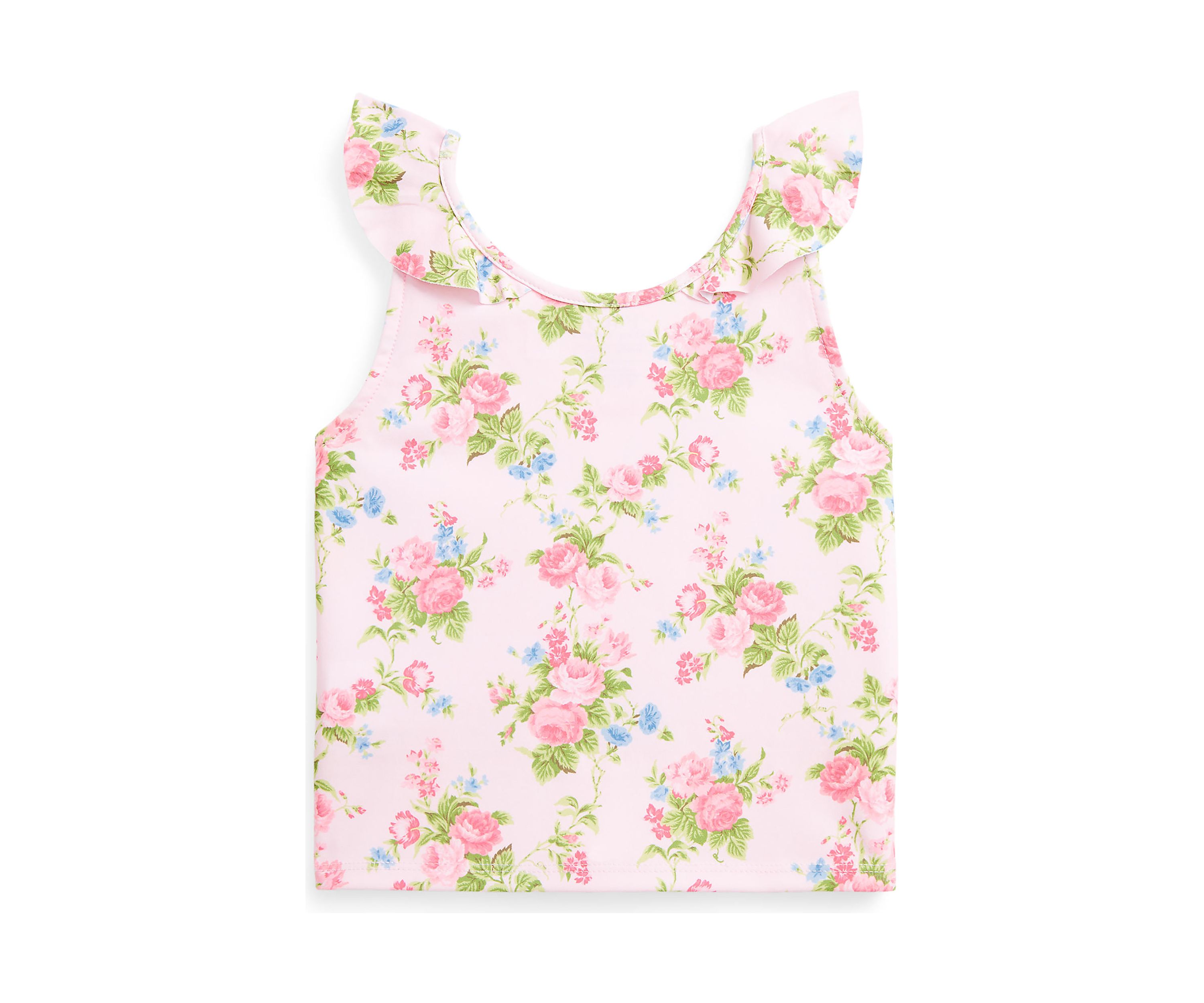 Girls 7-16 Floral Performance Jersey Top
