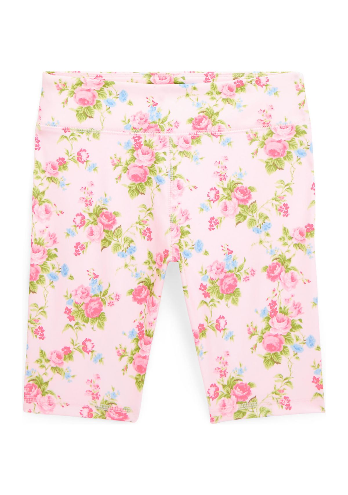 Girls 7-16 Floral Performance Jersey Bike Shorts