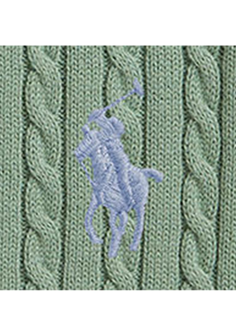 Ralph Lauren Childrenswear Girls 7-16 Mini-Cable Cotton Full-Zip