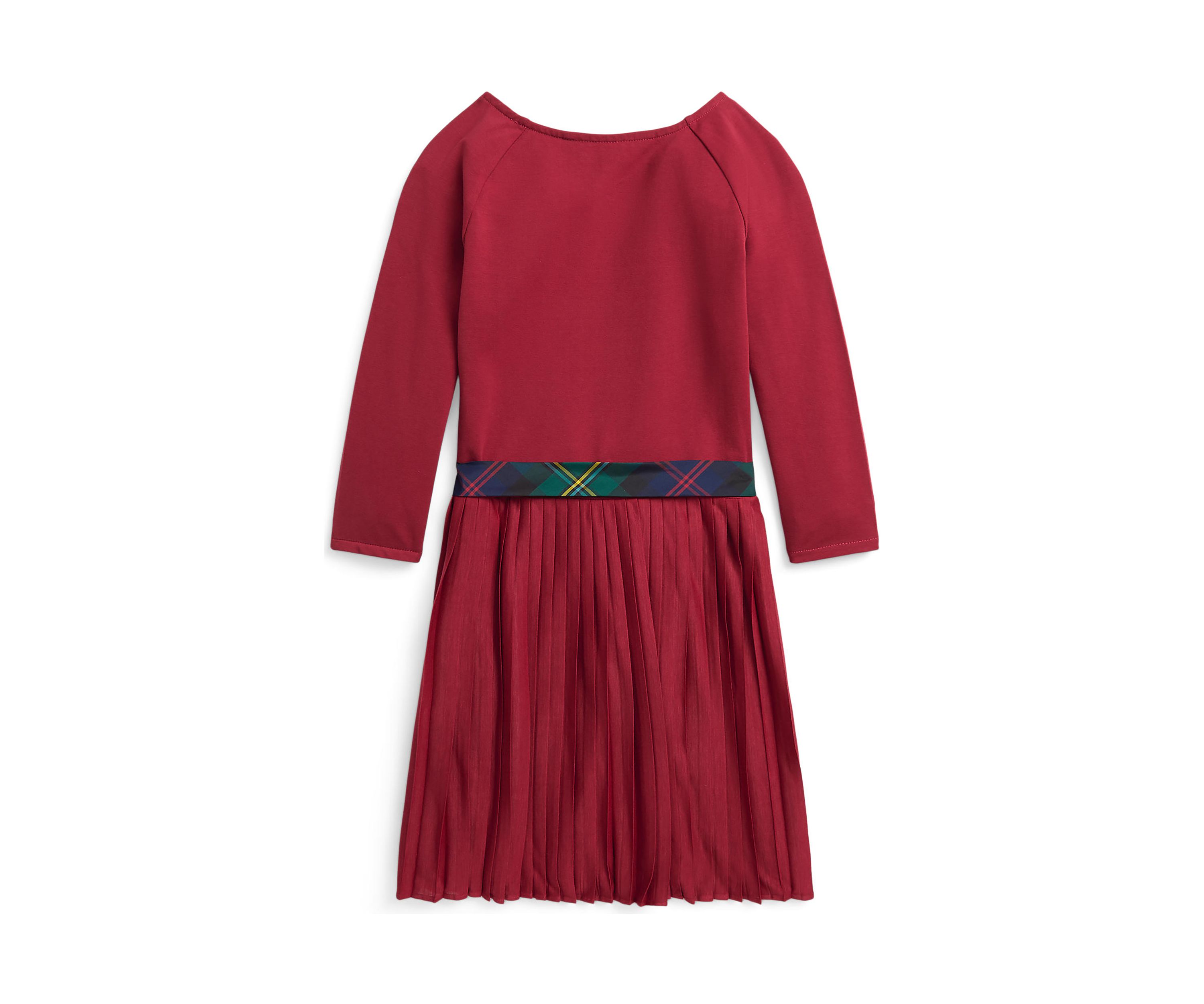 Girls 7-16 Pleated Stretch Jersey Dress