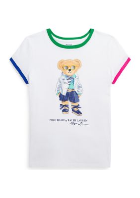 Polo Ralph Lauren Big Girls 7-16 Long-Sleeve Ruffled Terry