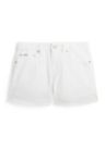 Girls 7-16 Frayed Hem Cotton Denim Shorts