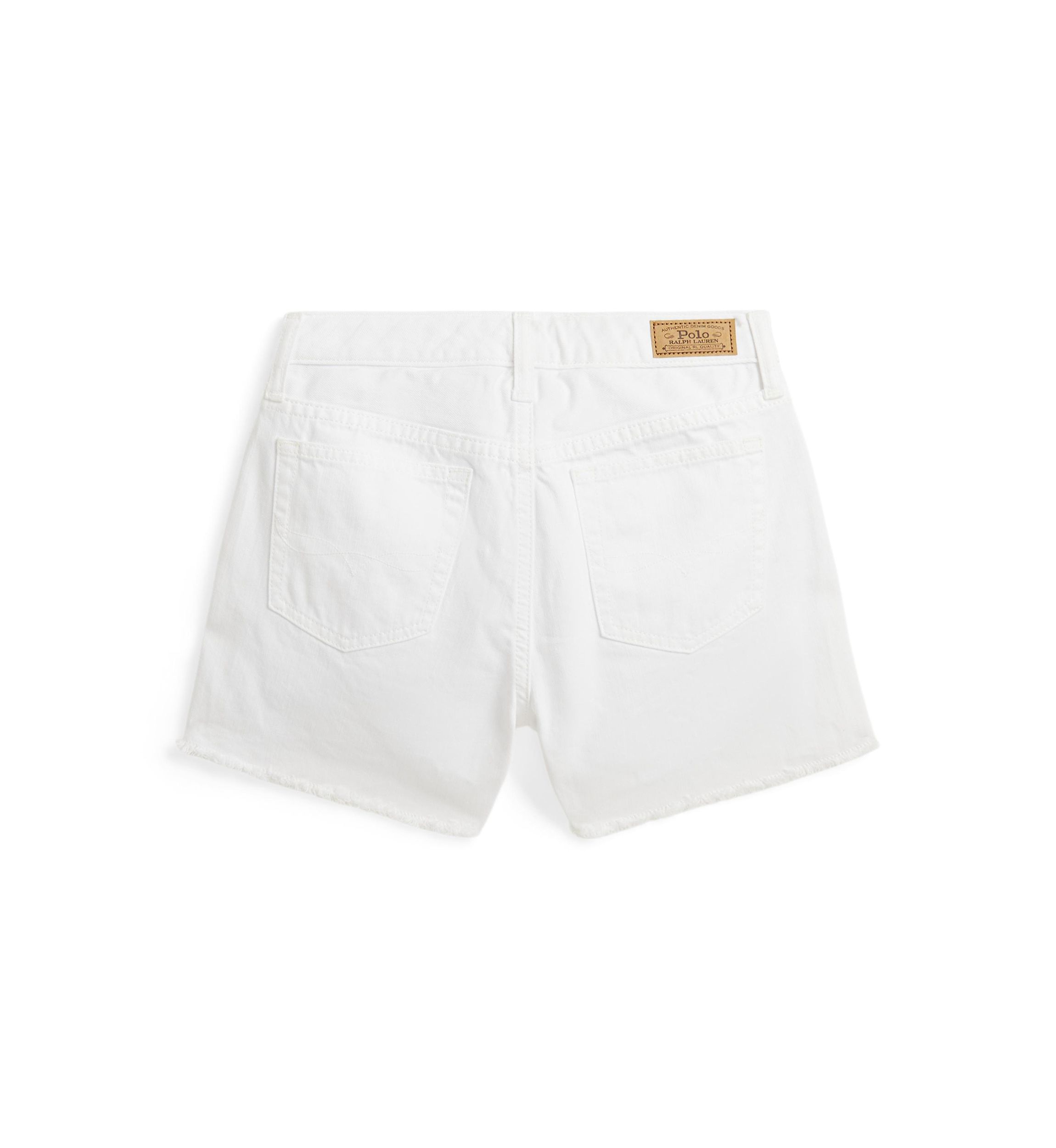 Girls 7-16 Frayed Hem Cotton Denim Shorts