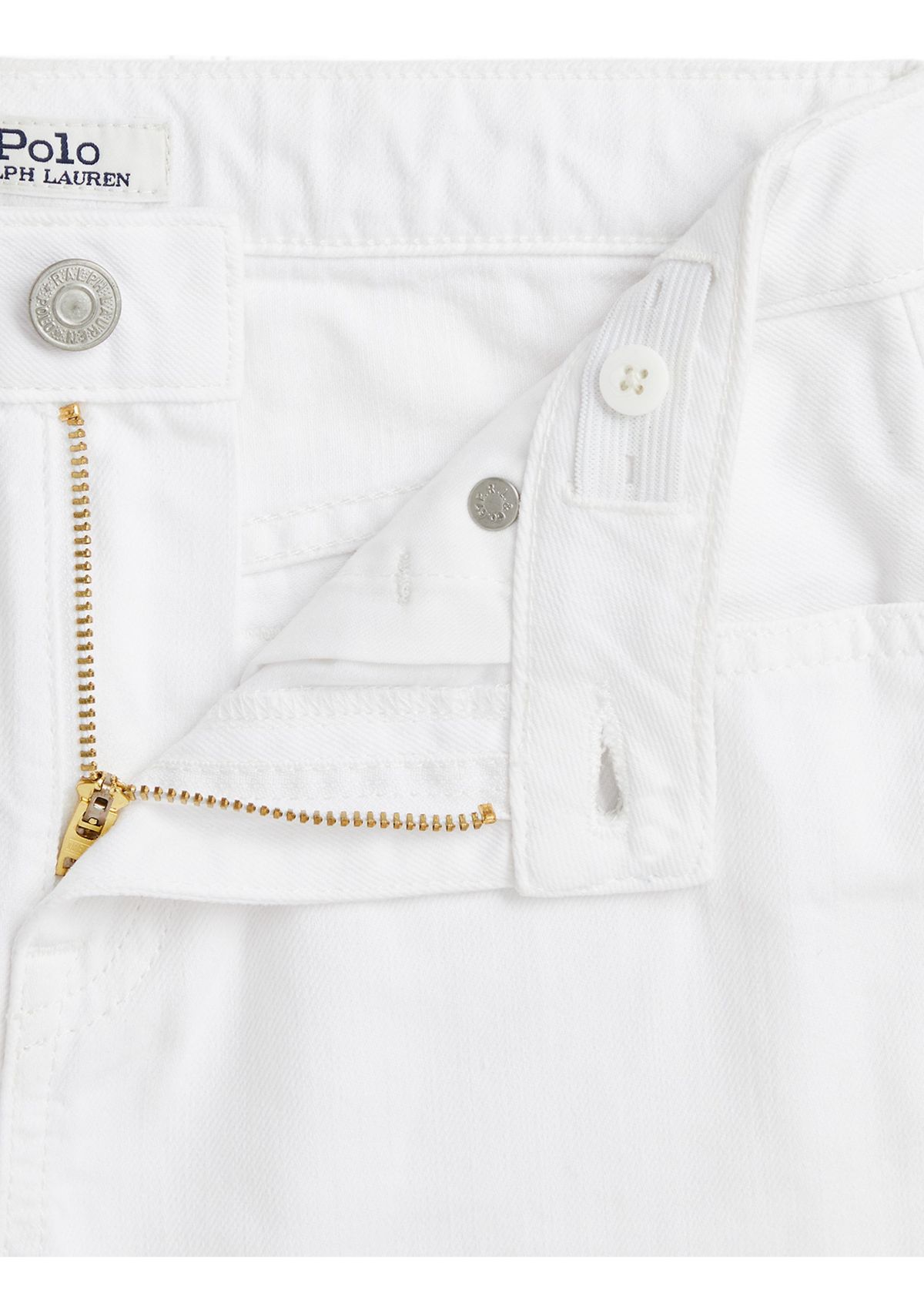 Girls 7-16 Frayed Hem Cotton Denim Shorts