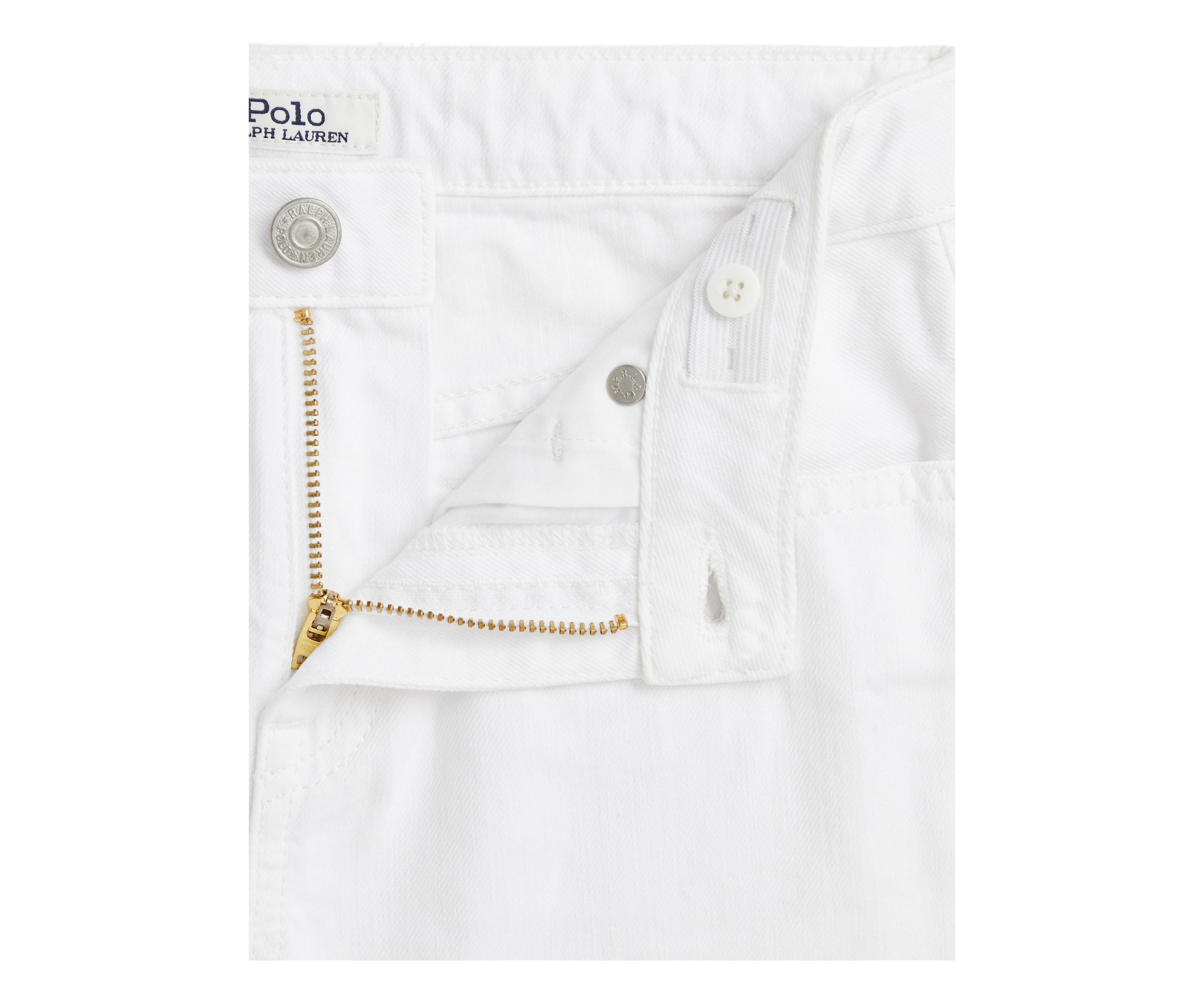Girls 7-16 Frayed Hem Cotton Denim Shorts