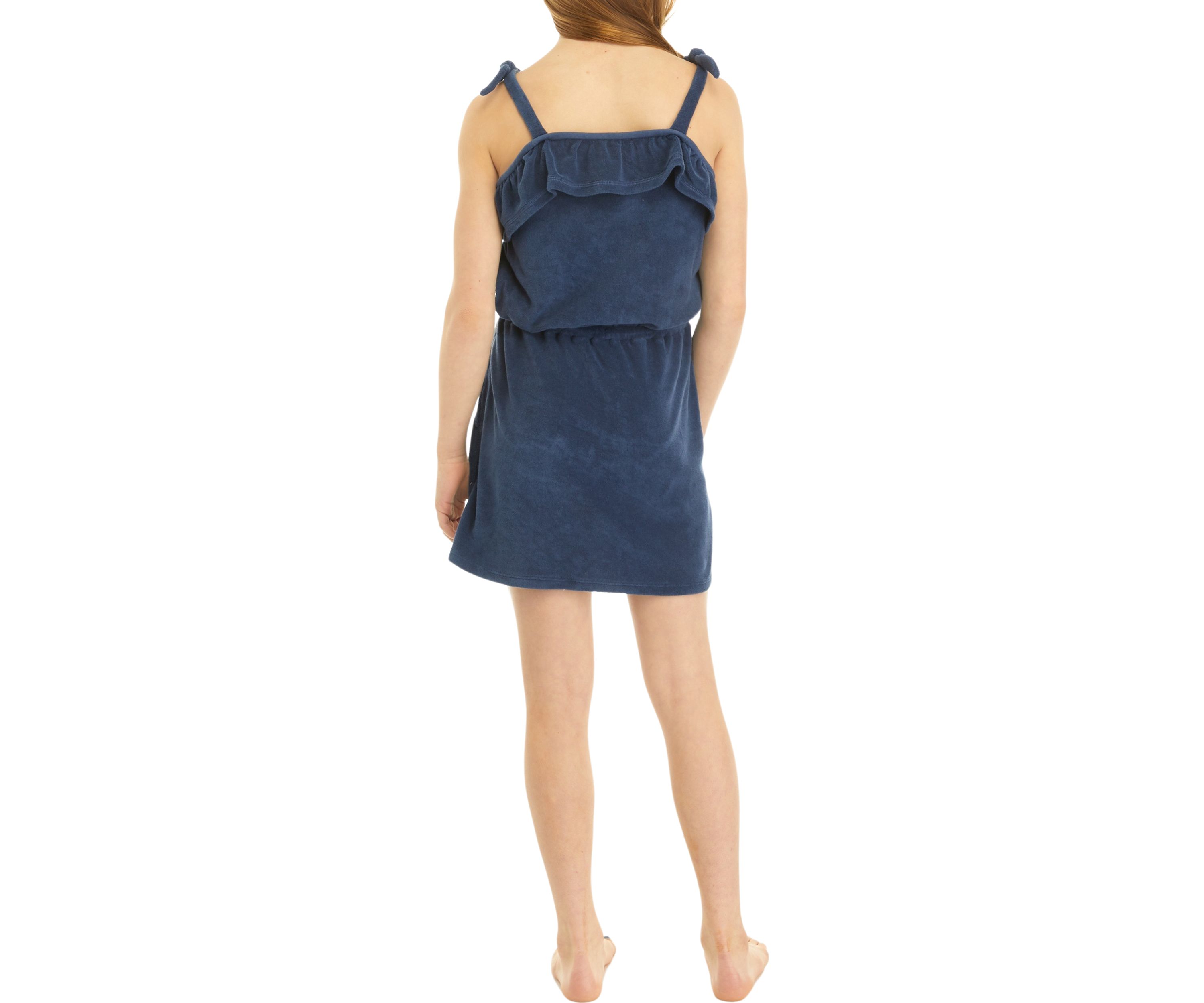 Girls 7-16 Ruffled Terry Cover Up 